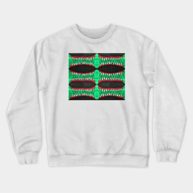 Blood Fangs Crewneck Sweatshirt by Terran Textures 